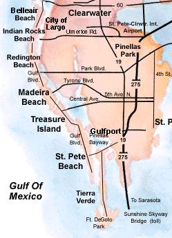 Holiday Inn Beachfront Resort St Pete Beach Map